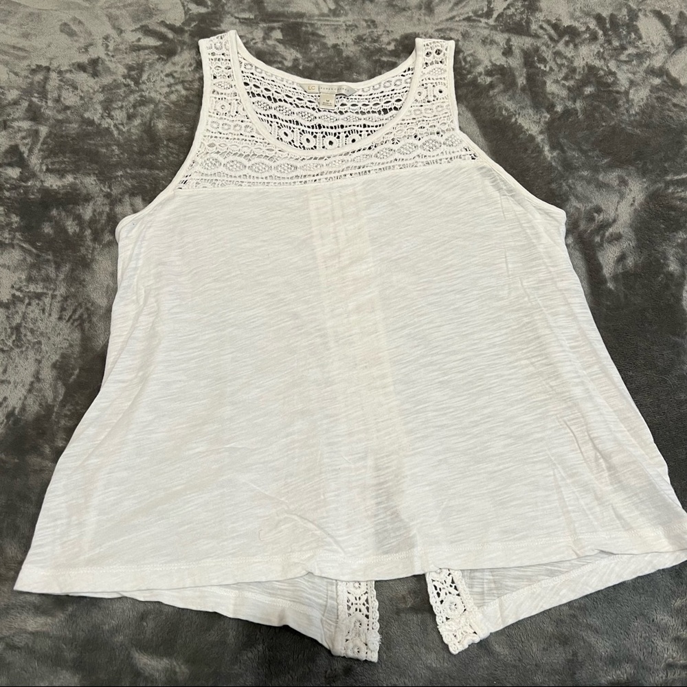 LC Lauren Conrad white tank